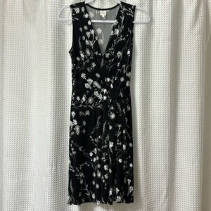 Faux wrap dress